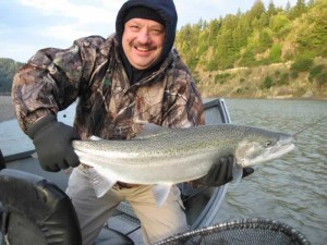 Salmon caught on Eel River