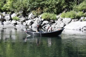 Drift Boat in Calm Water