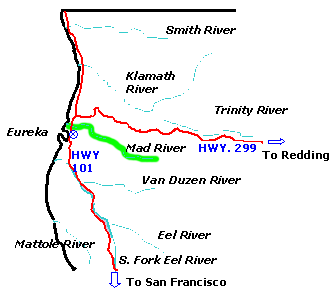 Mad River Map